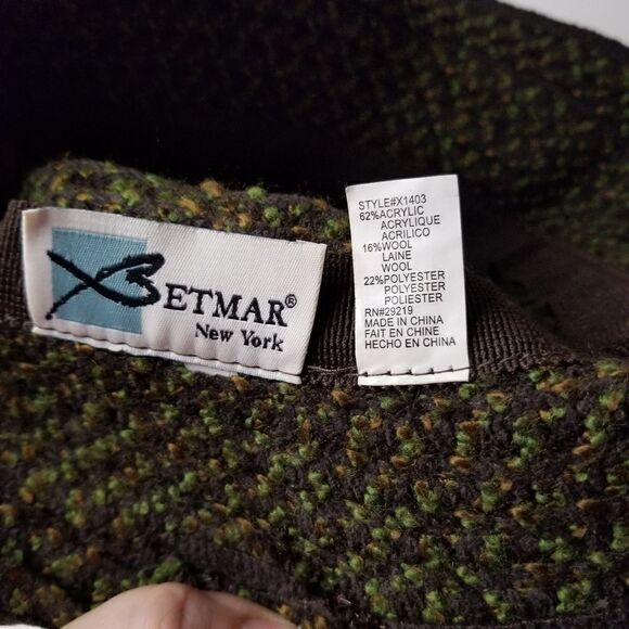 Betmar New York wool blend hat green one size fits most main image 4
